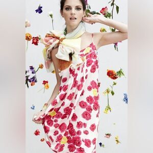 Anthropologie Moulinette Soeurs Atypical Situation Dress 100% Silk